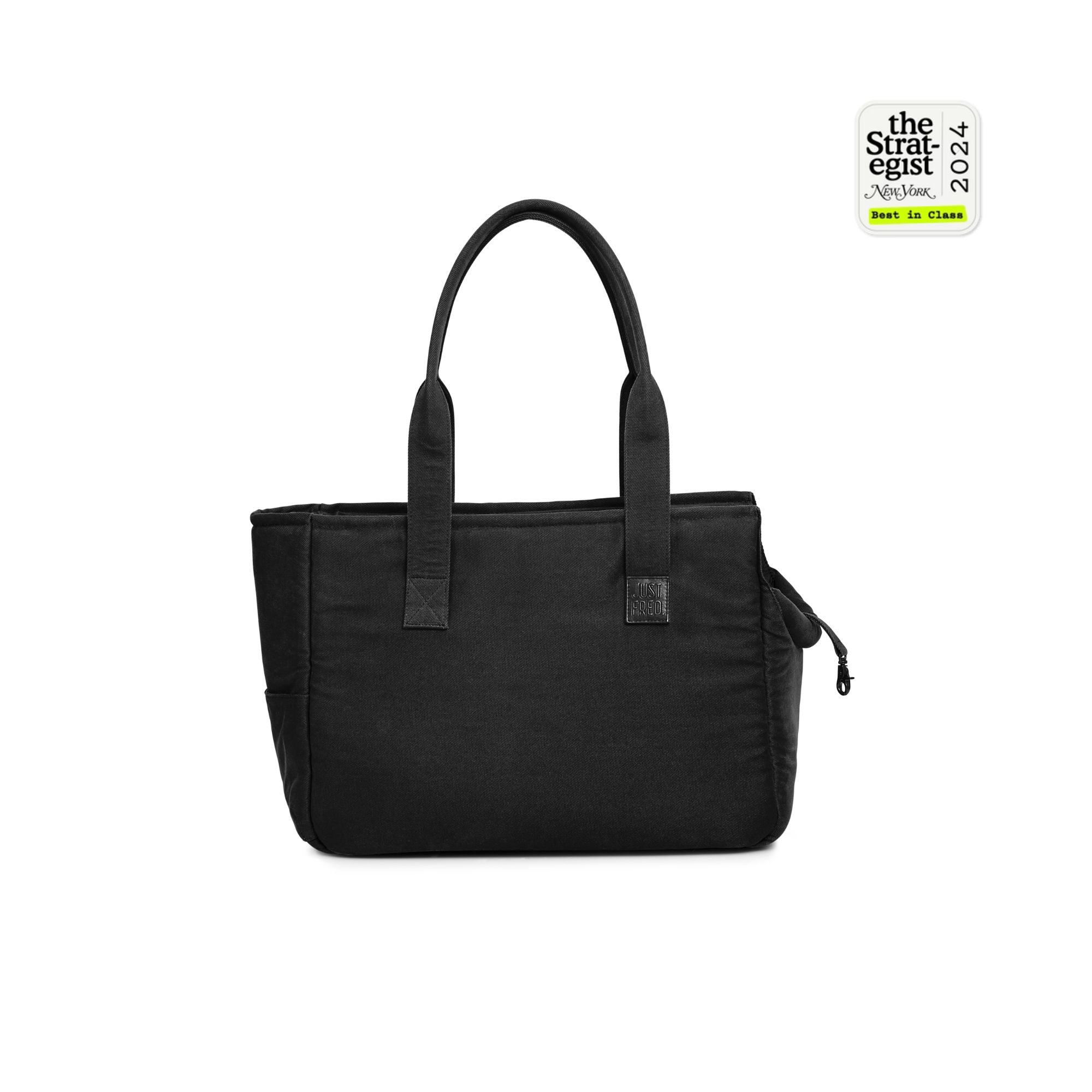 Weekend Tote - Black – JUST FRED.
