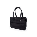 Black Just Fred Subway tote dog bag carrier on a white background