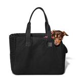 WEEKEND DOG TOTE - BLACK.