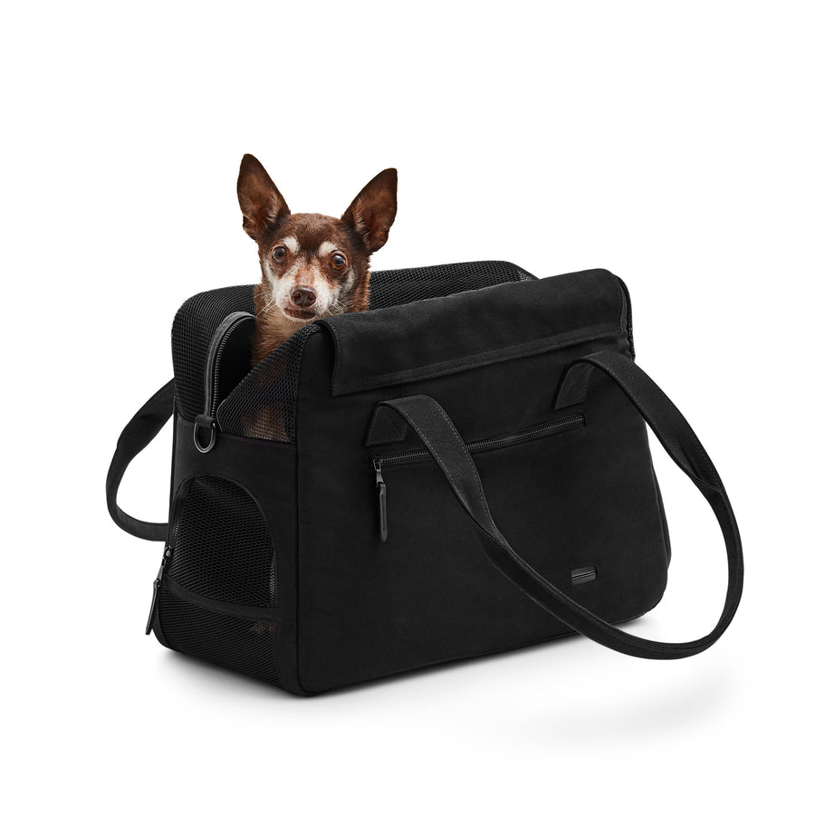 DESTINATION DOG TOTE - BLACK.