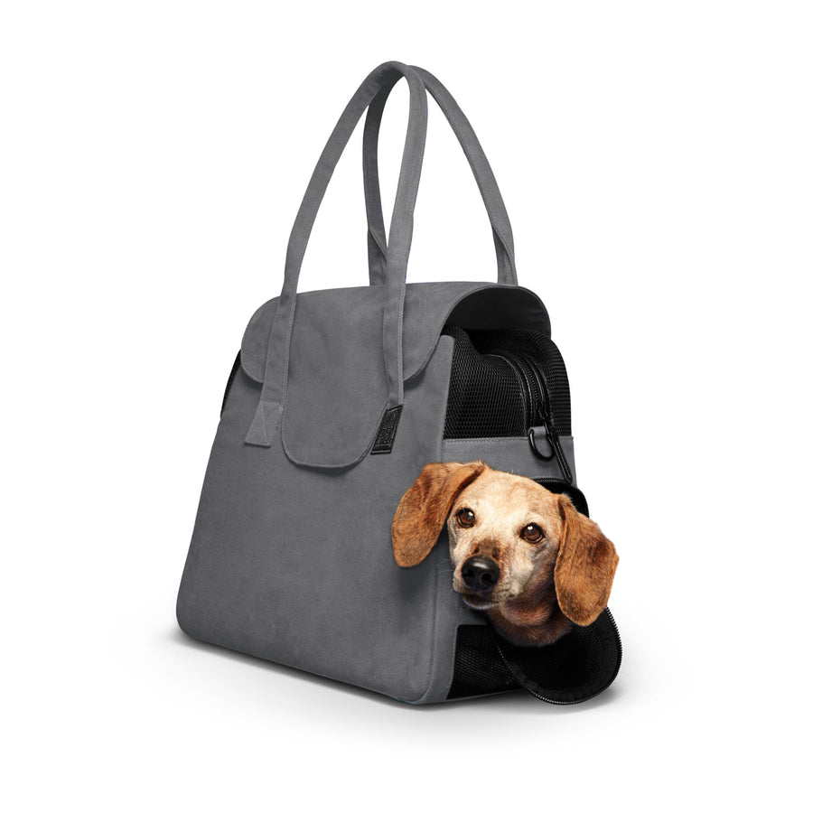 DESTINATION DOG TOTE - GREY.