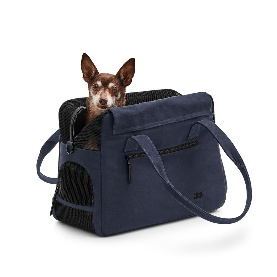 DESTINATION DOG TOTE - NAVY.