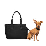 WEEKEND DOG TOTE - BLACK.